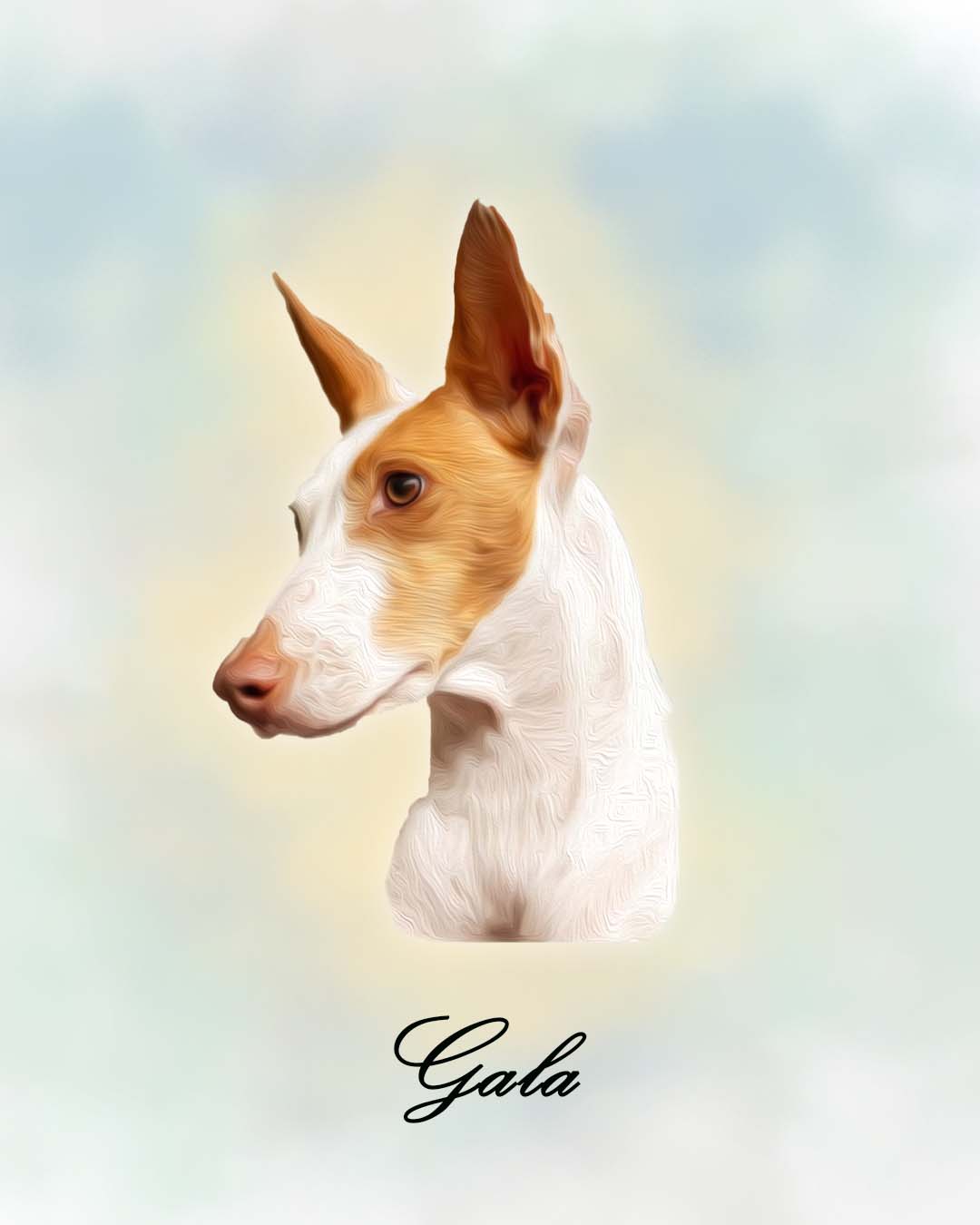 Retrato oleo mascotas