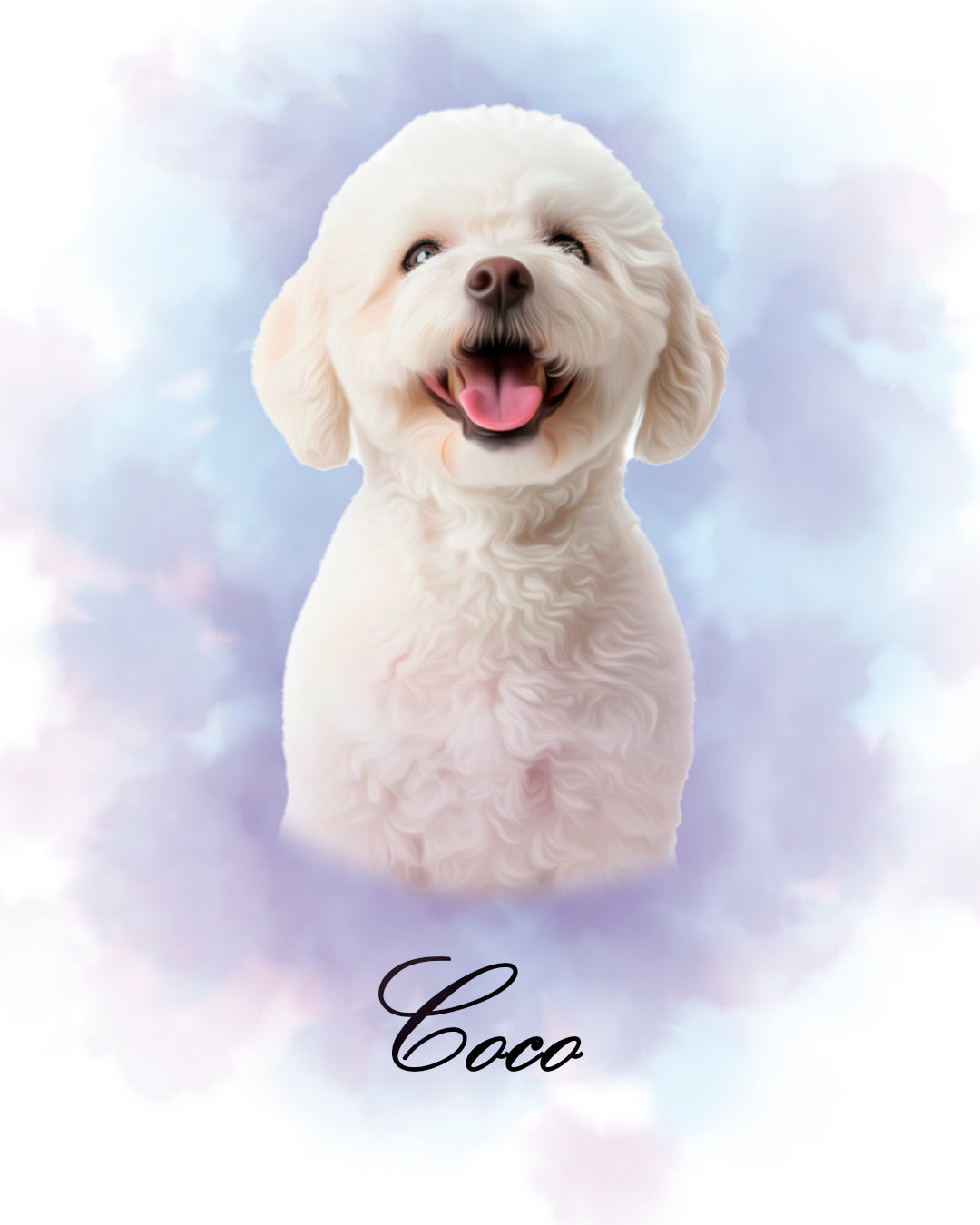 Retrato de mascota estilo Bruma | Personalizado