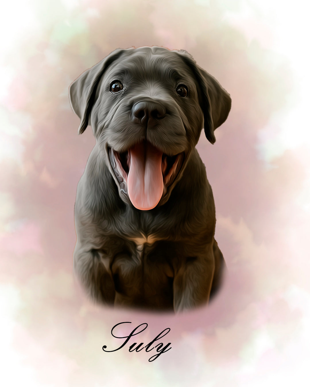 Retrato de mascota estilo Bruma | Personalizado
