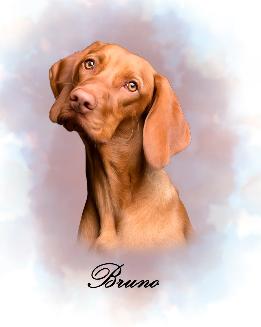 Retrato de mascota estilo Bruma | Personalizado