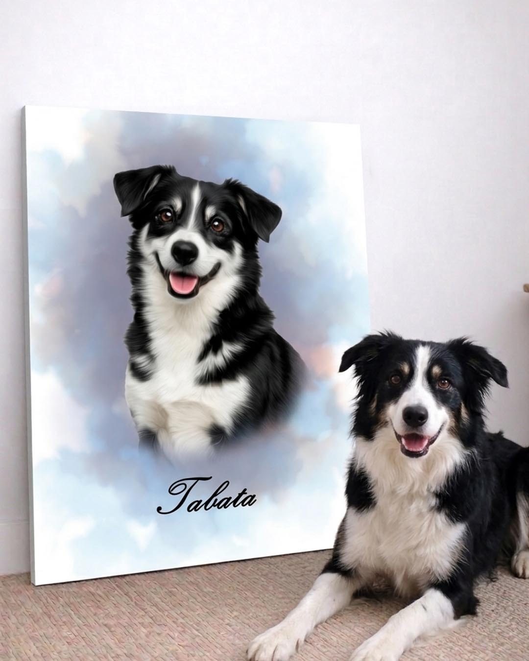 Retrato de mascota estilo Bruma | Personalizado
