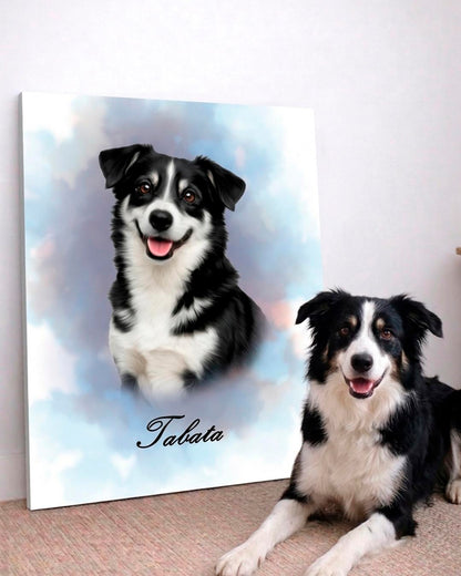 Retrato de mascota estilo Bruma | Personalizado