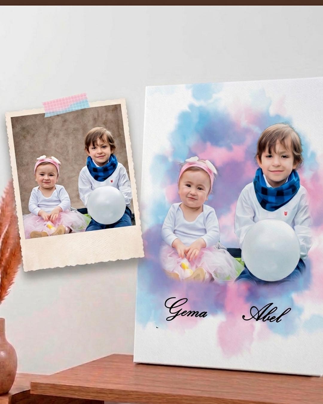 Retrato de mascota estilo Bruma | Personalizado