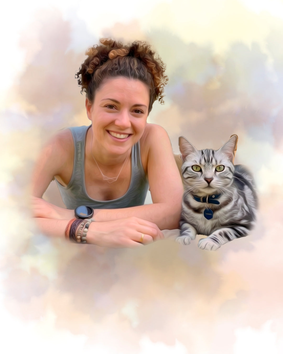 Retrato de mascota estilo Bruma | Personalizado